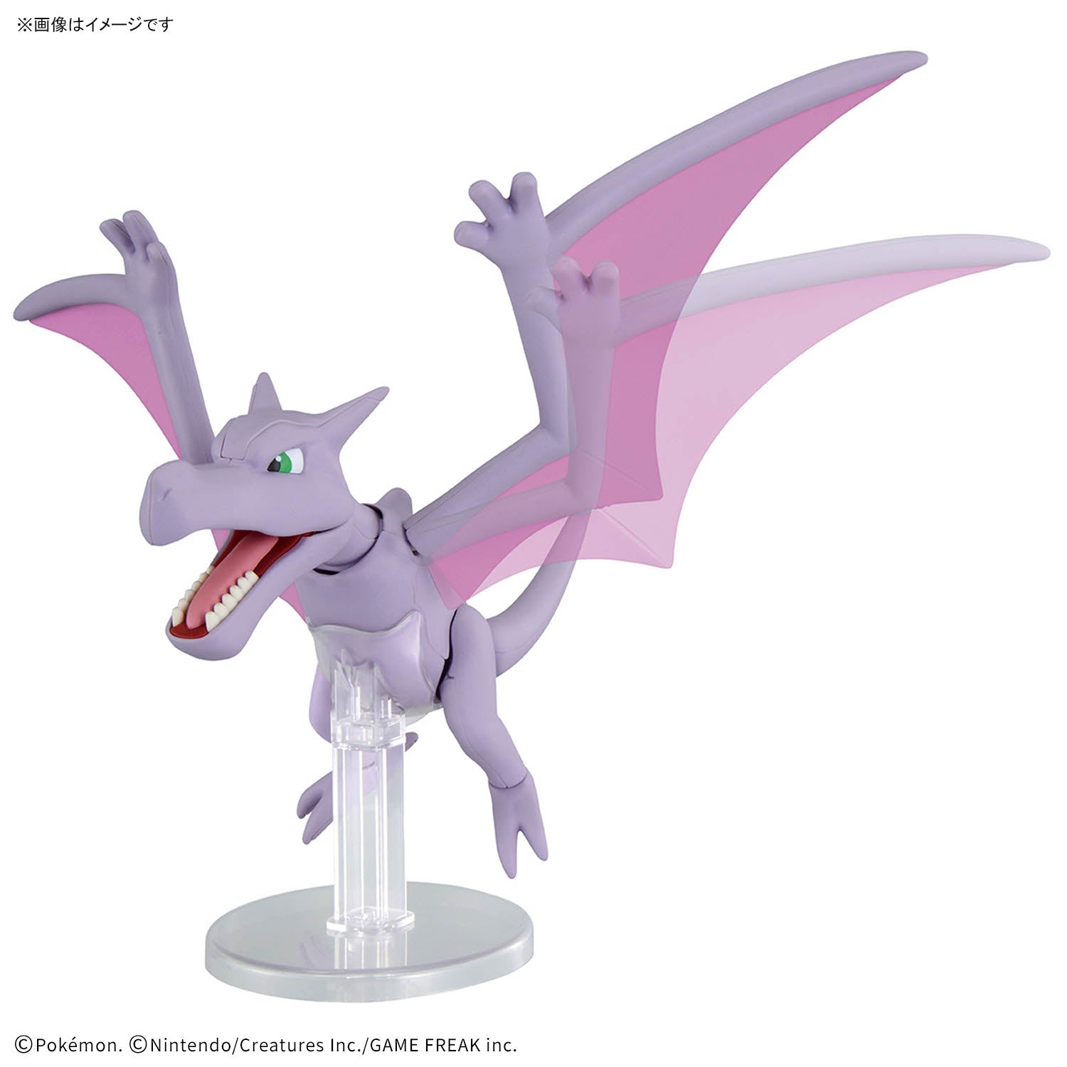 Bandai Pokemon Plamo Collection 組裝模型化石模型 化石翼龍 組裝模型