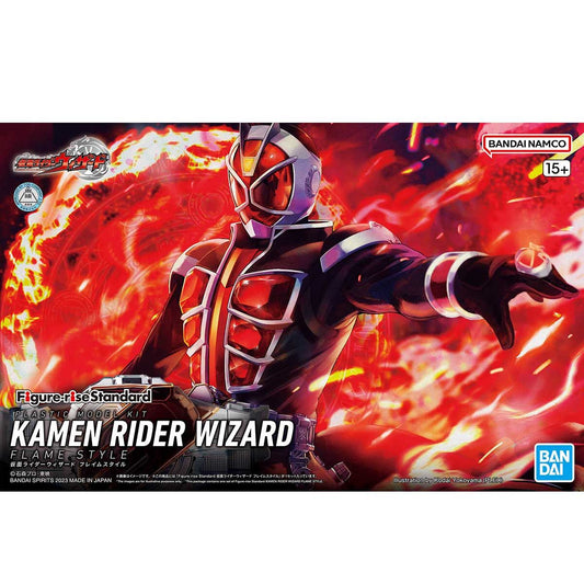 Bandai Figure-rise Standard Kamen Rider Kamen Rider Wizard Flame Style Plastic Model Kit
