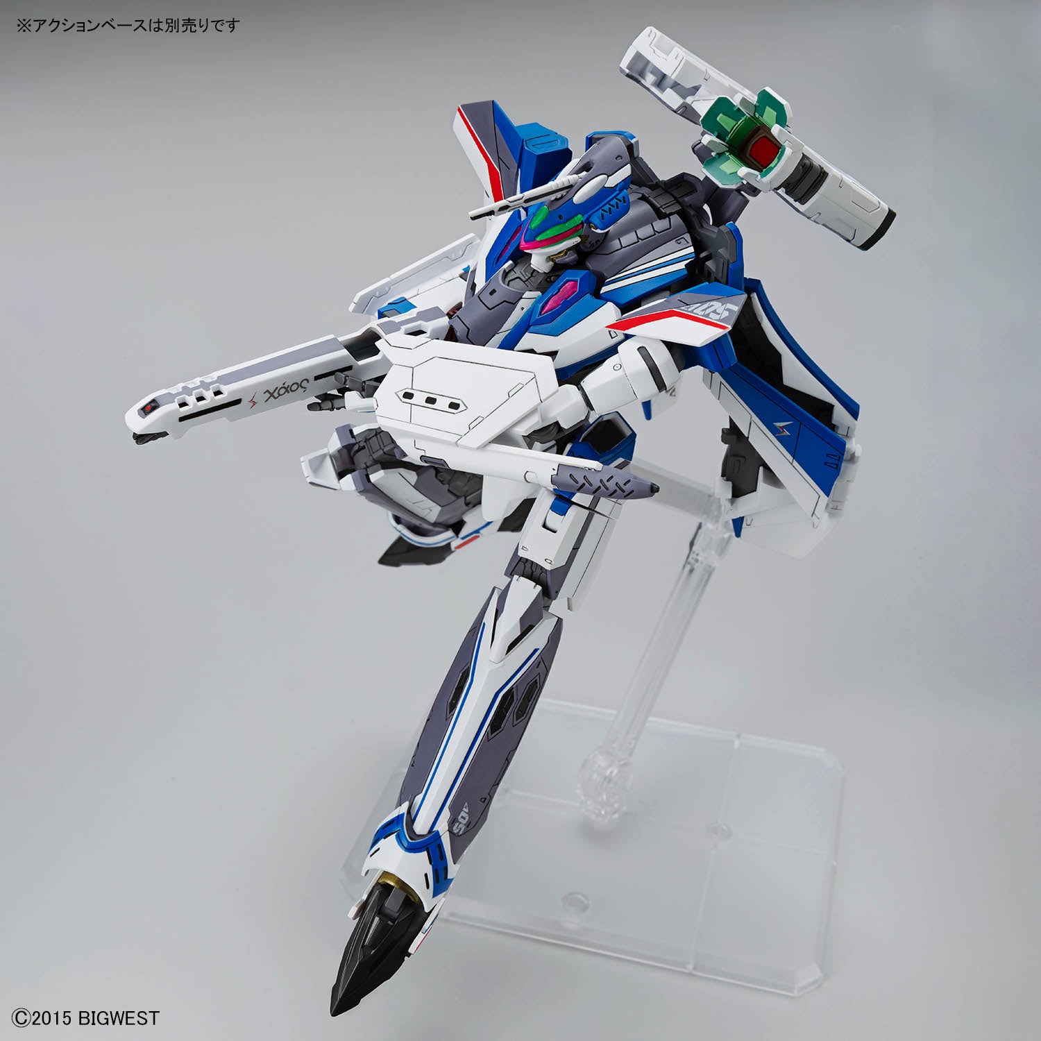 Bandai 1/100 HG-超時空要塞 08 VF-31J 齊格飛 (疾風機) 組裝模型