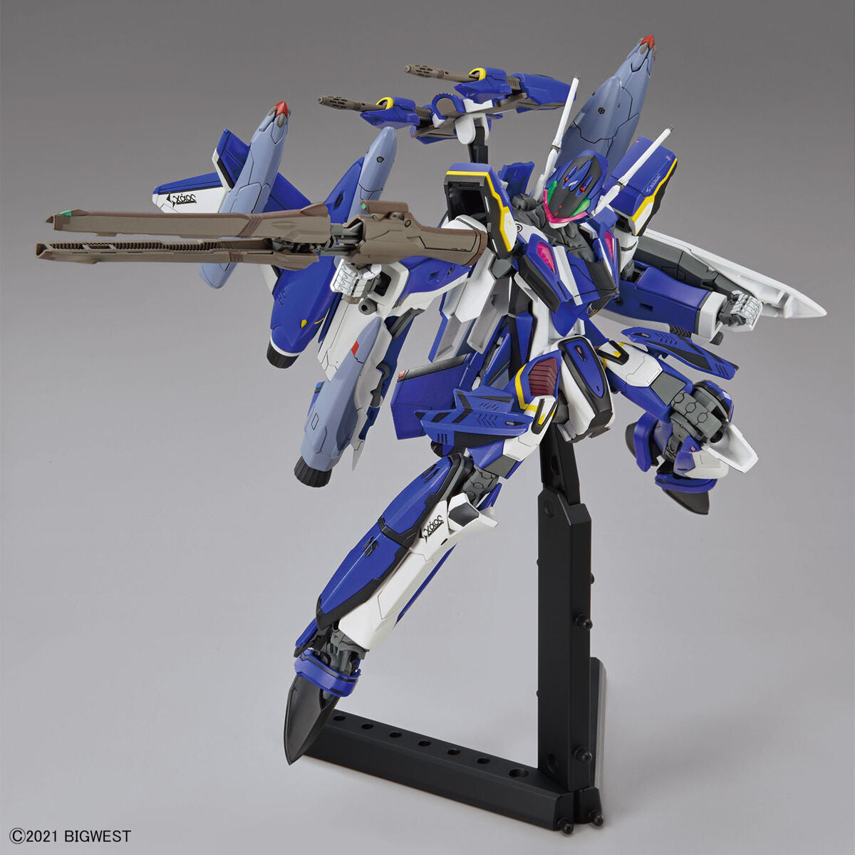 [網店限定 精選模型 加 水貼優惠] Bandai 1/100 HG 超時空要塞 YF-29 杜蘭朵女武神 (麥斯米倫·吉納斯機) 組裝模型 + YF-29 Full Set Pack 專用水貼