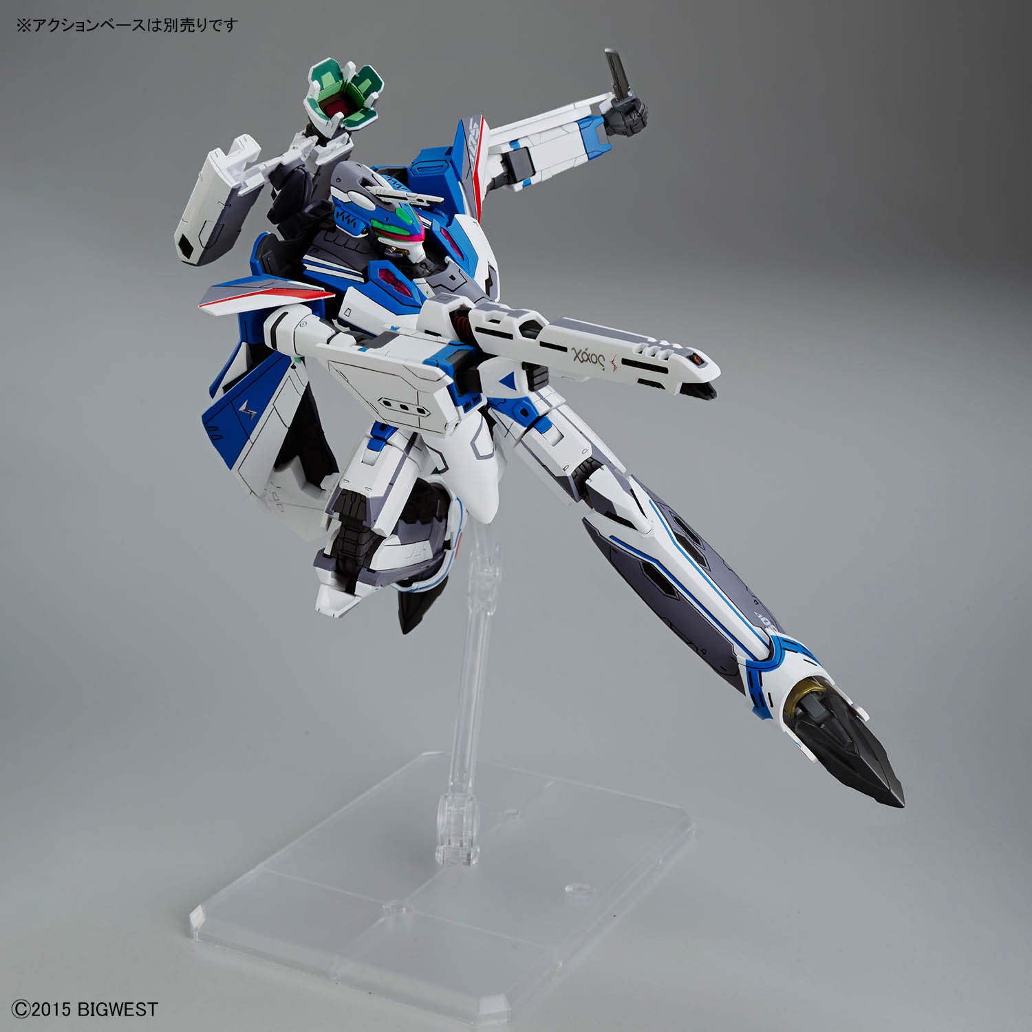 Bandai 1/100 HG-超時空要塞 08 VF-31J 齊格飛 (疾風機) 組裝模型