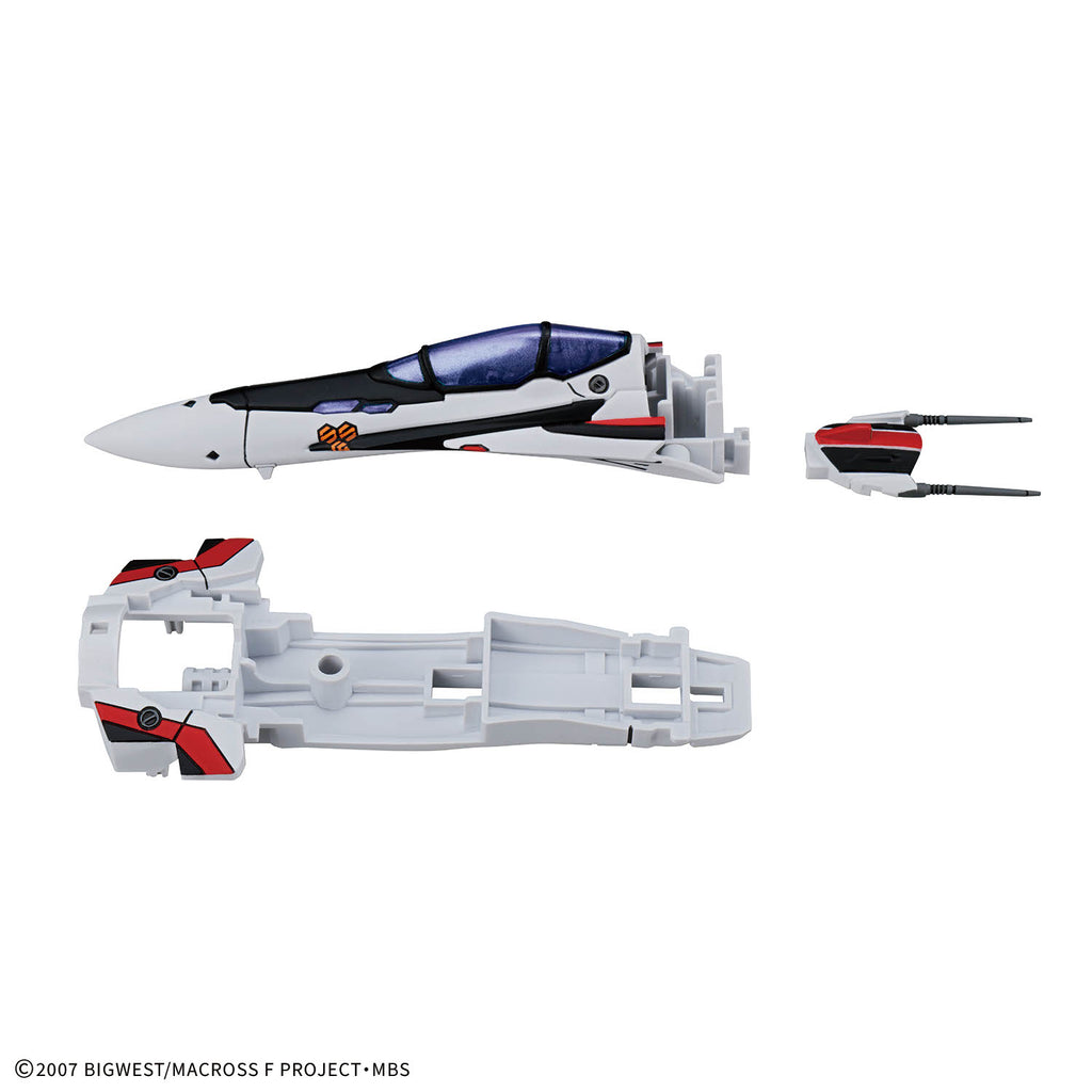 Bandai 1/100 HG-超時空要塞 VF-25F 彌賽亞(早乙女·有人專用機) DX Set 組裝模型