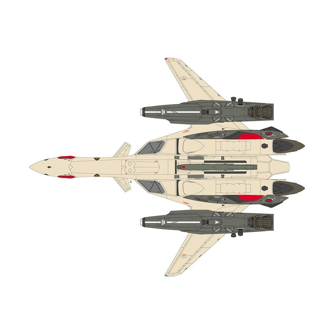 Hasegawa 1/72 超時空要塞 VF-19EF/A 伊撒姆Special 組裝模型