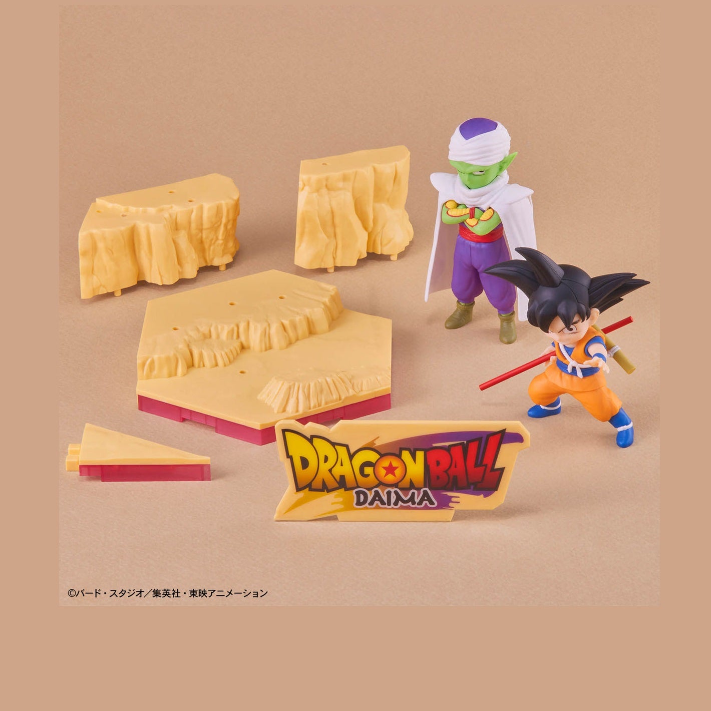 Bandai 龍珠大魔模型 迷你孫悟空及迷你笛子魔童 組裝模型