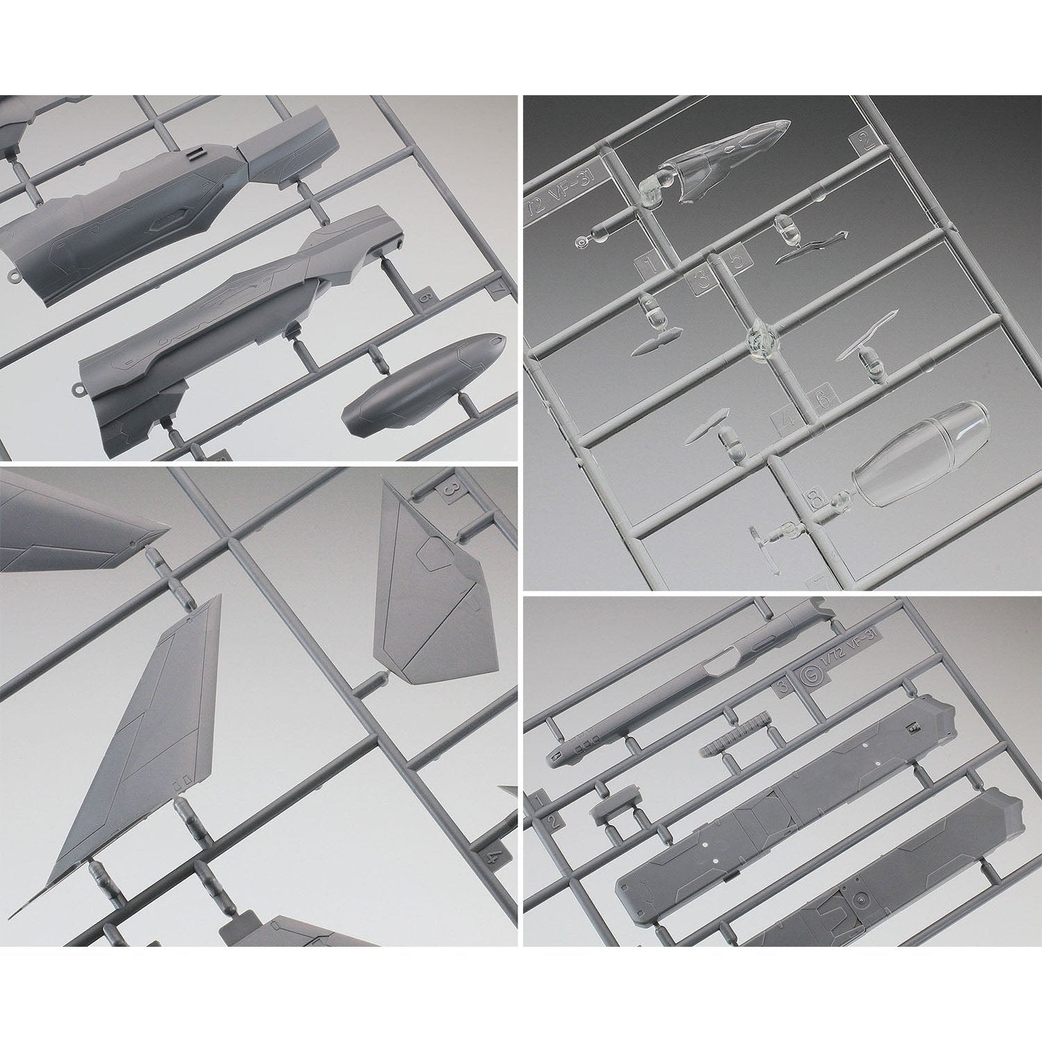 Hasegawa 1/72 超時空要塞DELTA VF-31J 齊格菲疾風機戰鬥機型態 組裝模型