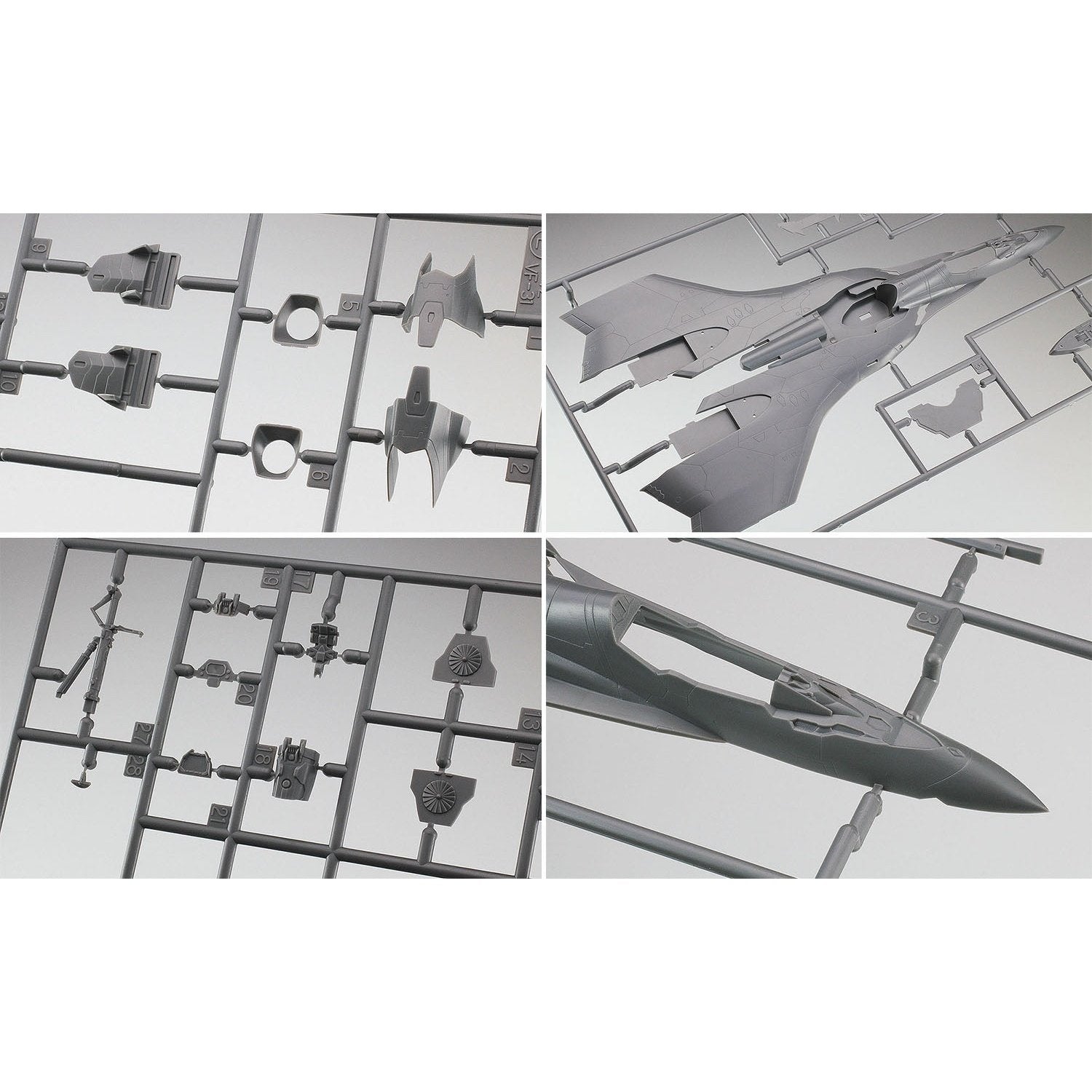 Hasegawa 1/72 超時空要塞DELTA VF-31J 齊格菲疾風機戰鬥機型態 組裝模型