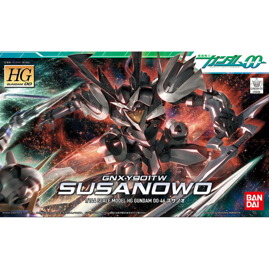 Bandai 1/144 HG00 046 須佐之男 組裝模型