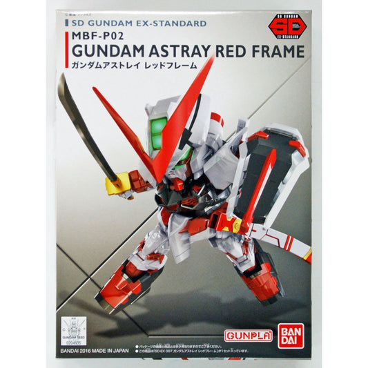 Bandai SD Gundam EX Standard 007 Gundam Astray Red Frame Plastic Model Kit