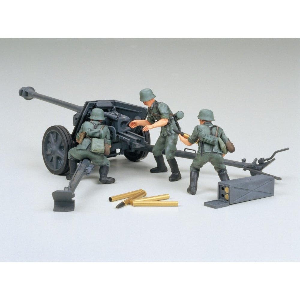Tamiya 1/35 MM 35047 German 75mm Anti tank Gun Plastic Model Kit