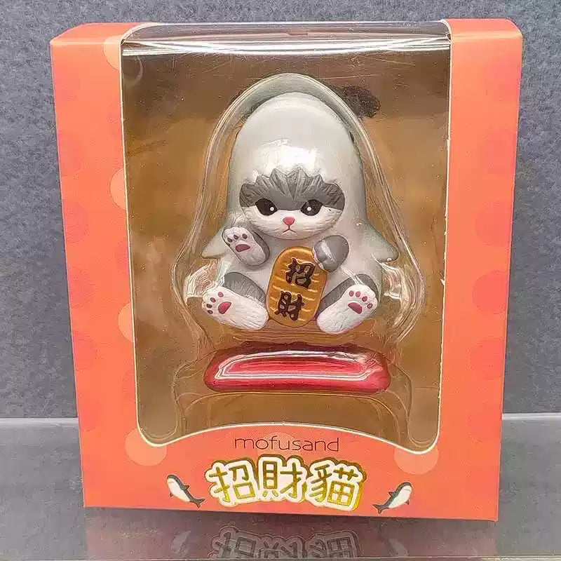 精選預訂 - mofusand 盲盒 系列- 鯊魚招財貓擺設