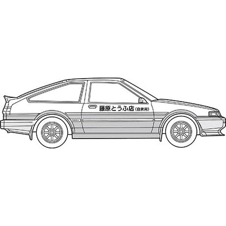 Fujimi 1/24 頭文字D ISD-01 reno前期型1600GT APEXAE86 藤原拓海 組裝模型