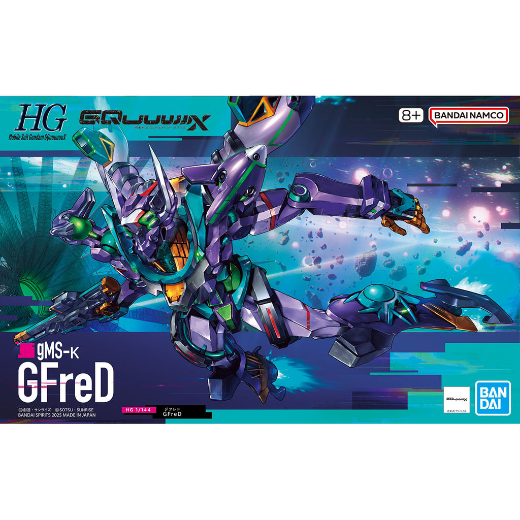 Bandai 1/144 HG 機動戰士Gundam GQuuuuuuX Gfred 組裝模型