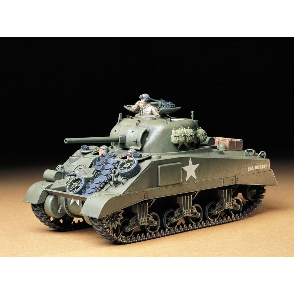 Tamiya 1/35 MM 35190 U.S.Medium Tank M4 Sherman (Early Production) Plastic Model Kit