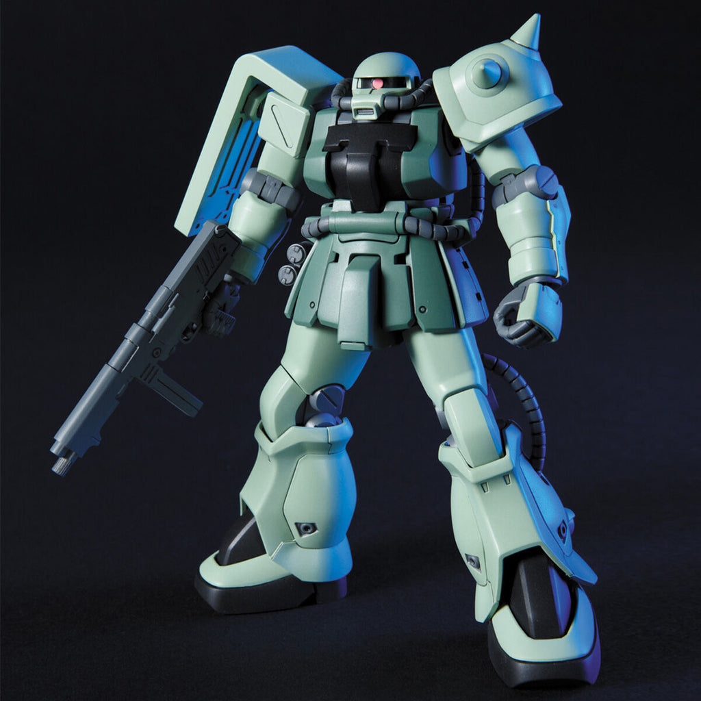 Bandai 1/144 HGUC 105 MS-06F-2 Zaku II F2 [Zeon Type] Plastic Model Kit