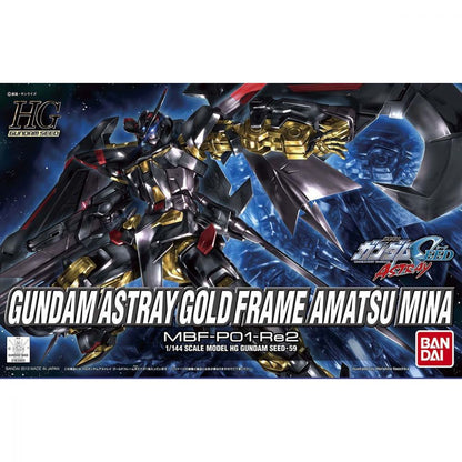 Bandai 1/144 HGGS 059 Gundam Astray Gold Frame Amatsu Mina Plastic Model Kit