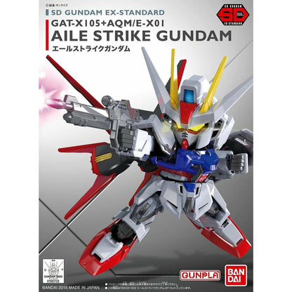 Bandai SD Gundam EX Standard 002 Aile Strike Gundam Plastic Model Kit