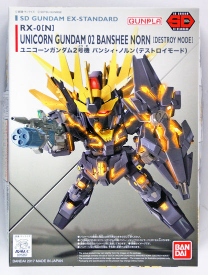 Bandai SD Gundam EX Standard 015 Unicorn Gundam 2 Banshee Norn Plastic Model Kit