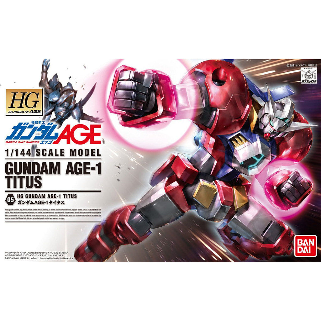 Bandai 1/144 HG-AGE 05 Gundam AGE-1 Titus 組裝模型