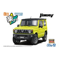 Aoshima 1/24 Rakupla Snap Car 3-KY JB64 Jimny 2018 Kinetic Yellow 組裝模型