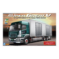Aoshima 1/32 Heavy Freight 020 三菱扶桑超級大物 V 2014 FU 海星雙門 組裝模型