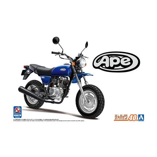 Aoshima 1/12 Bike 本田 HC07 APE 100 '06 組裝模型