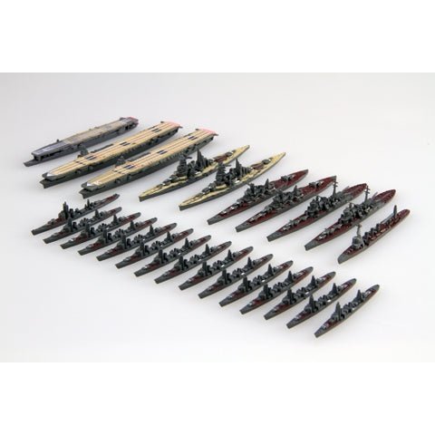 Fujimi 1/3000 New Warship Collection 16 南太平洋海戰翔鶴/瑞鶴/瑞鳳付塗裝完成艦載機 組裝模型