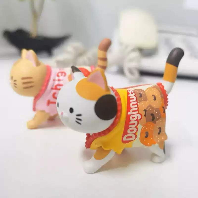 精選預訂 - Qualia 盲盒 系列- 日本行走零食猫咪 1套六款