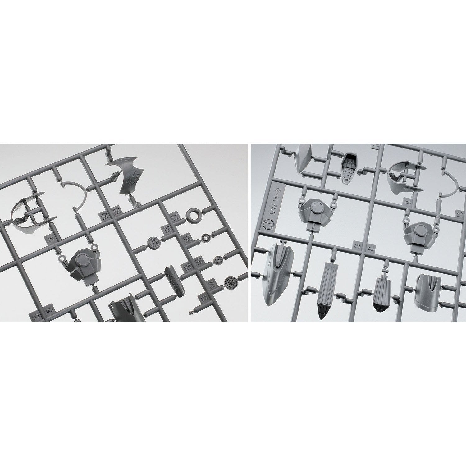 Hasegawa 1/72 超時空要塞DELTA VF-31J 齊格菲疾風機戰鬥機型態 組裝模型