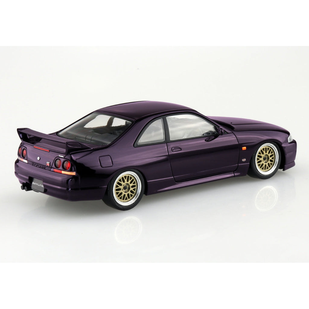 精選預訂-2025年10月20日 截訂- Aoshima SNAP KIT 系列1/32 日產 R33 Skyline GT-R 定制輪圈(午夜紫)