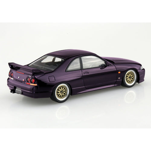 精選預訂-2025年10月20日 截訂- Aoshima SNAP KIT 系列1/32 日產 R33 Skyline GT-R 定制輪圈 午夜紫