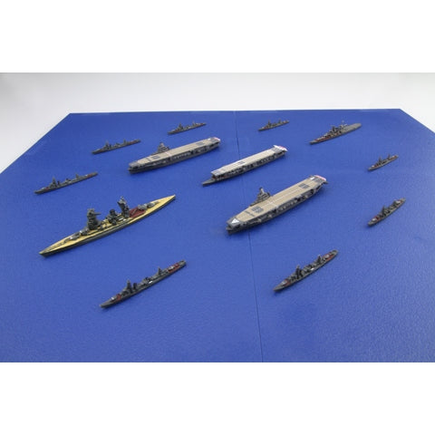 Fujimi 1/3000 Sea Way Model 33 あ號作戰小澤艦隊乙部隊飛鷹型/龍鳳/長門付塗裝完成艦載 組裝模型