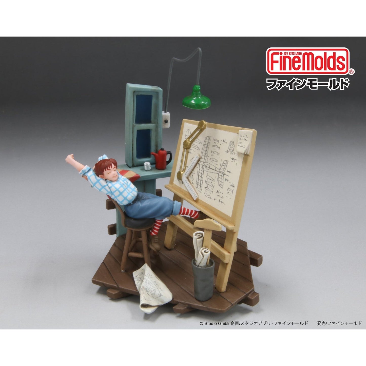 Fine Mold Studio Ghibli Vignette Collection Porco Rosso Sleepless Fio Plastic Model Kit