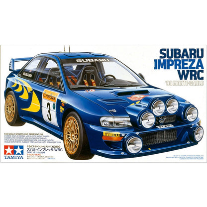 Tamiya 1/24 Sports Car 24199 Subaru Impreza WRC `98 Monte Carlo Plastic Model Kit
