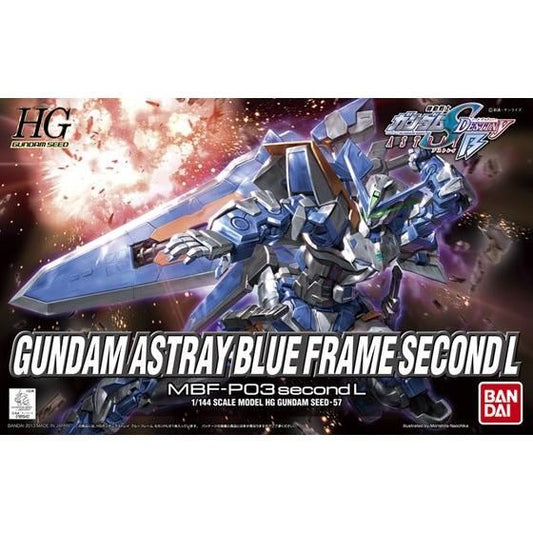 Bandai 1/144 HGGS 59 BF-P03 Gundam Astray Blue Frame Second L Plastic Model Kit
