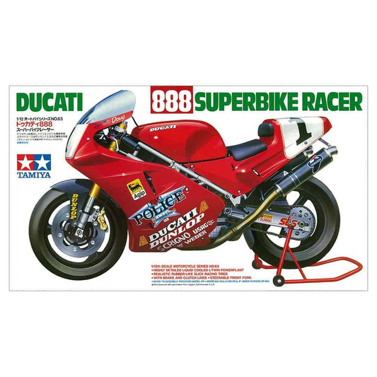 Tamiya 1/12 Motorcycle 14063 Ducati 888 Superbike Racer Plastic Model Kit
