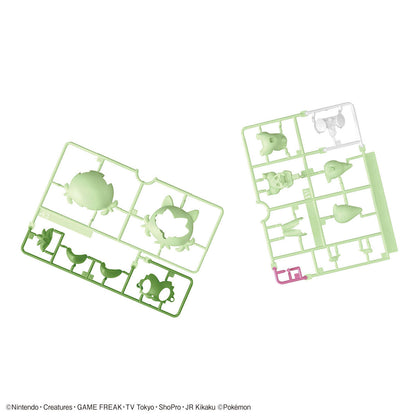 Bandai Pokemon PLAMO COLLECTION QUICK!! 018 New Leaf Cat Assembly Model