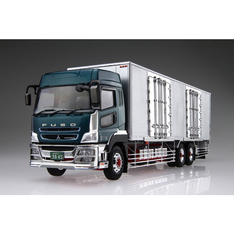 Aoshima 1/32 Heavy Freight 020 Mitsubishi Fuso Super Great V 2014 FU Histar Twin Door 組裝模型