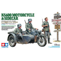 Tamiya 1/35 MM 35384 KS600 摩托車與邊車 組裝模型