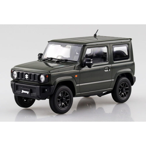 Aoshima 1/24 Rakupla Snap Car 3-JG JB64 Jimny 2018 Jungle Green 組裝模型