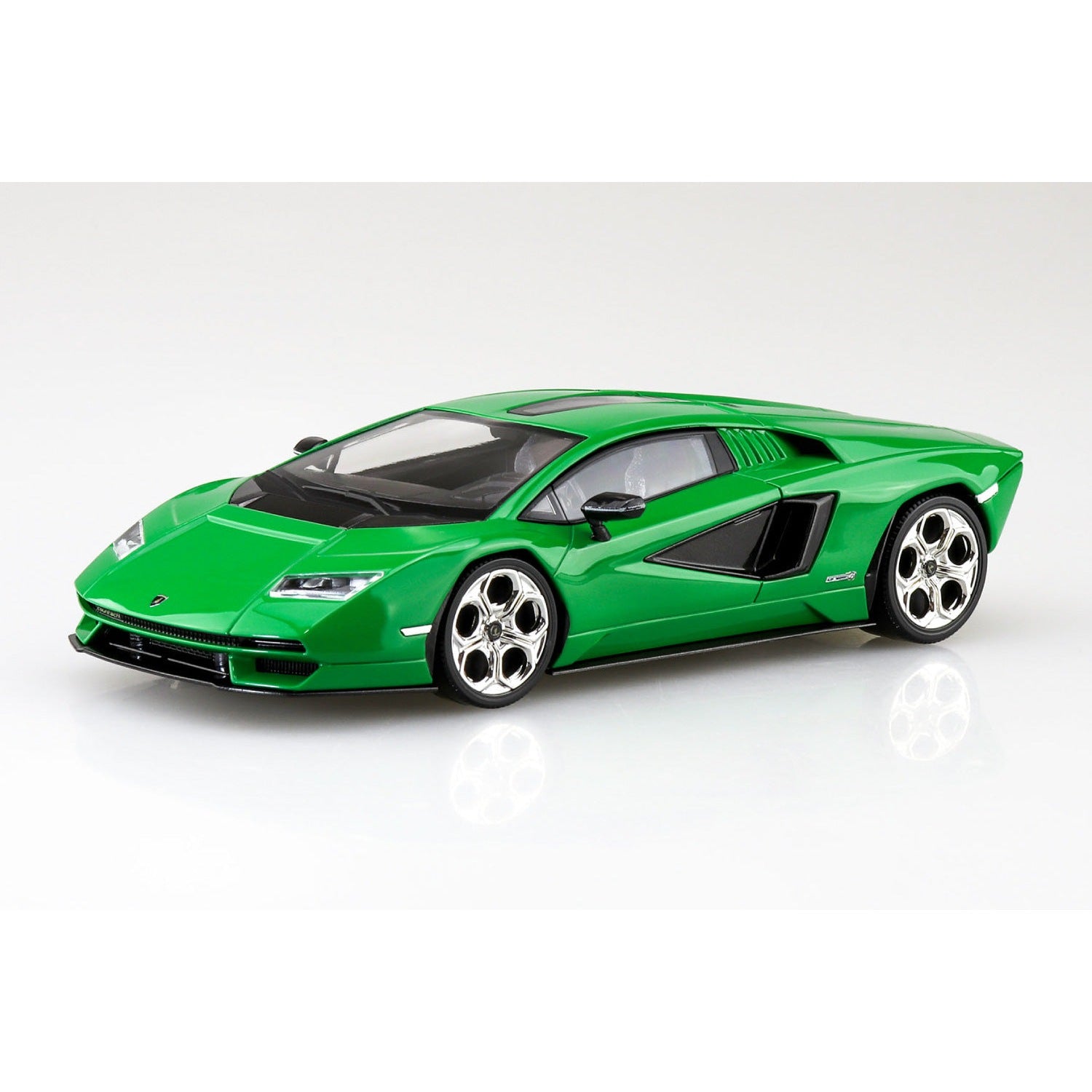 Aoshima 1/32 The SNAP-KIT 19-E Lamborghini Countach LPI 800-4(GREEN) 組裝模型