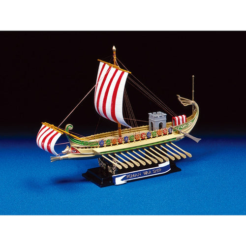 Aoshima Old Times Ships 西元前50年羅馬戰船 組裝模型