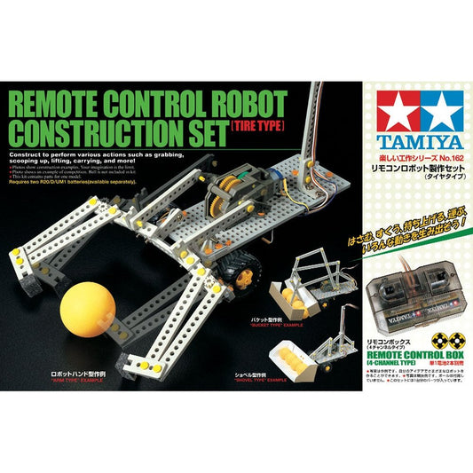 Tamiya Fun Craft 70162 Remote-Control Robot Construction Set Tire Type Plastic Model Kit