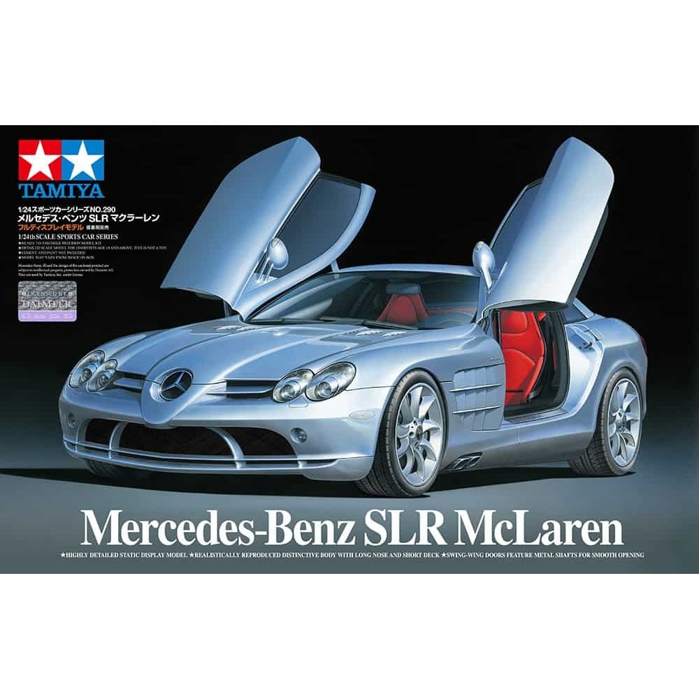 Tamiya 1/24 Sports Car 24290 Mercedes Benz SLR Mclaren Plastic Model Kit