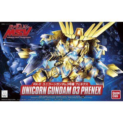 Bandai BB Gundam 394 Unicorn Gundam 03 Phenex Plastic Model Kit