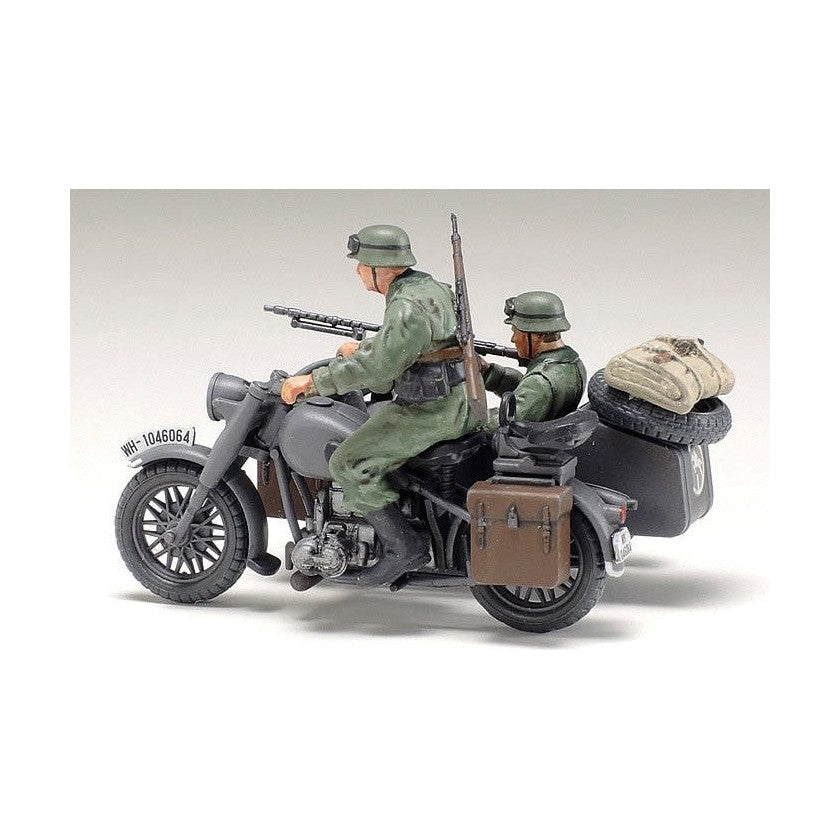 Tamiya 1/48 MM 32578 德國摩托車與邊車 組裝模型