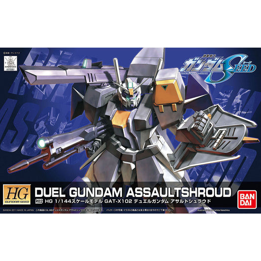 Bandai 1/144 HG Seed Remaster R02 GAT-X102 Duel Gundam Assault Shroud Plastic Model Kit