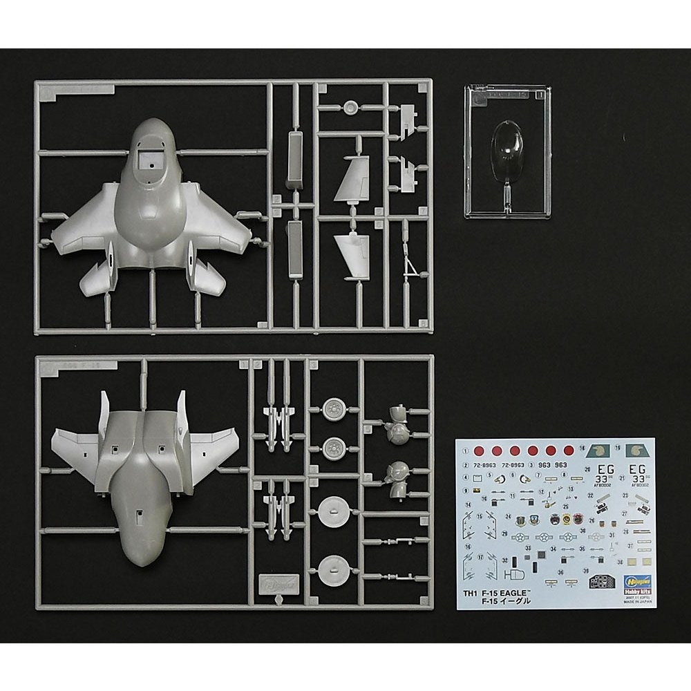 Hasegawa Egg Plane TH01 F-15 Eagle Plastic Model Kit