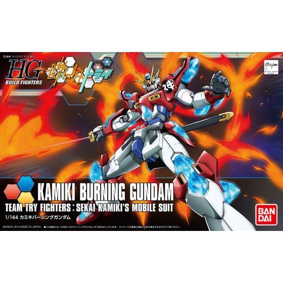 Bandai 1/144 HGBF 043 Kamiki Burning Gundam Plastic Model Kit