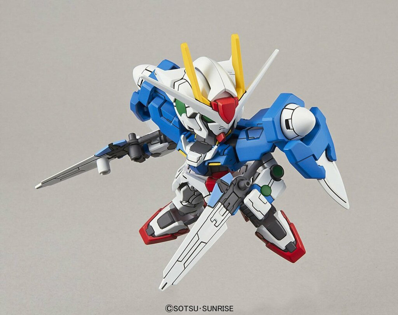 Bandai SD Gundam EX Standard 008 GN-0000 OO Gundam Plastic Model Kit