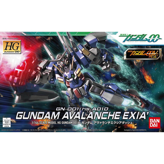 Bandai 1/144 HG-00 064 Gundam Avalache Exia Dash Plastic Model Kit